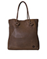 Woven Handle Tote, front view